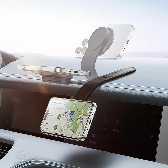 Wireless Car Charger – 15W Fast Charging & Secure Mount
