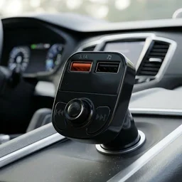Wireless Car Charger – Dual USB Fast Charging & Handsfree Use