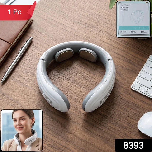 Wireless Electric Neck Massager Cordless Cervical Pulse Massage Device (1 Pc)