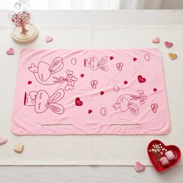 Women Wearable Bath Towel Cute Print Soft Quick Dry Bathroom Wrap (1 Pc)