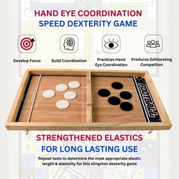 Wooden Board Game Set 3-in-1 – Durable Foldable Fun
