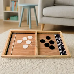 Wooden Board Game Set 3-in-1 – Durable Foldable Fun