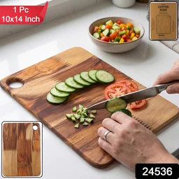 Wooden Chopping Board and Cutting Board for Kitchen 10 x 14 Inch (1...