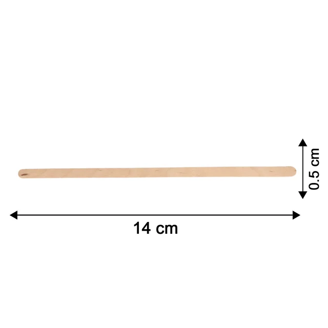 Wooden Coffee Stirrers – Eco-Friendly Smooth Birchwood 30 Pcs