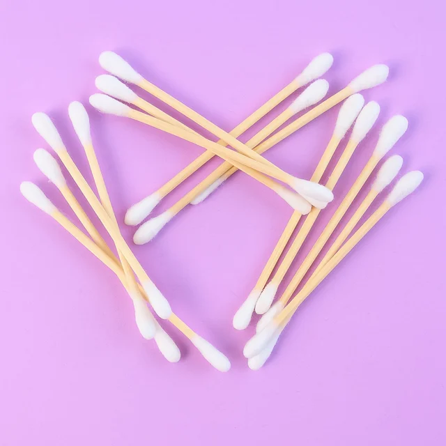 Wooden Cotton Ear Buds – Eco-Friendly, Soft & Biodegradable