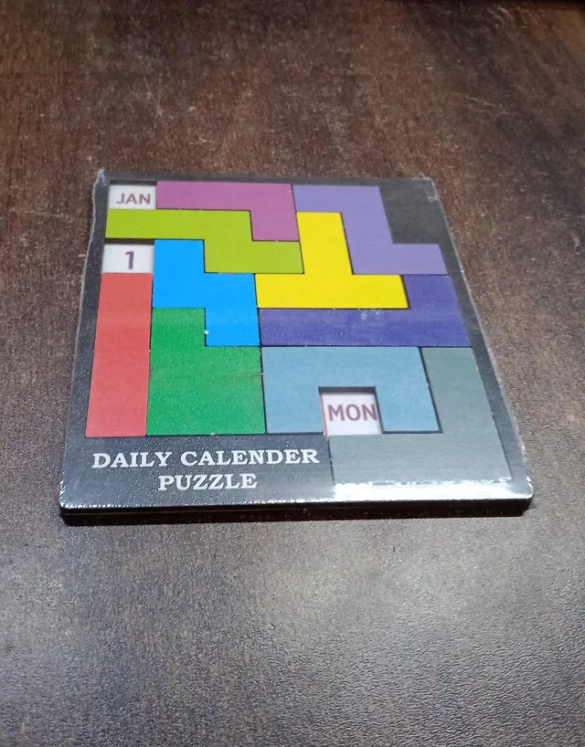 Wooden Daily Calendar Puzzle – Mind Challenge Game | Inventive Play