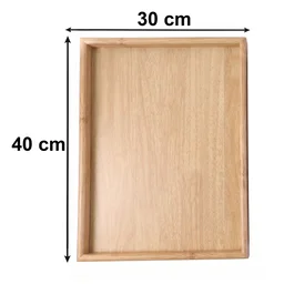 Wooden Finish Multipurpose Serving Tray Set – Stylish & Durable