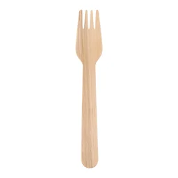 Wooden Fork 160mm – Eco-Friendly Disposable Birchwood Cutlery
