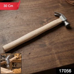 Wooden Handle Claw Hammer – Durable Steel Head for Carpentry