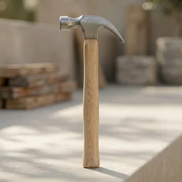 Wooden Handle Claw Hammer – Durable Steel Head for Carpentry