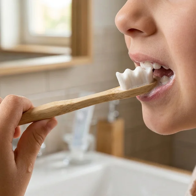 Wooden Handle Toothbrush – Eco-Friendly & Reusable Daily Care