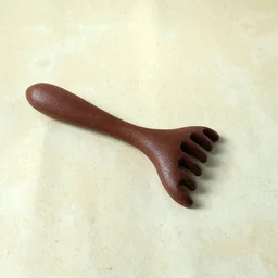 Wooden Head & Neck Scalp Massager – Handheld Stress Relief Tool