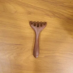 Wooden Head & Neck Scalp Massager – Handheld Stress Relief Tool