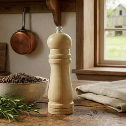 Wooden Manual Pepper Grinder – Adjustable Coarseness for Fresh Spice