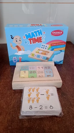 Wooden Math Game for Kids – Early Learning Educational Toy | Aditi