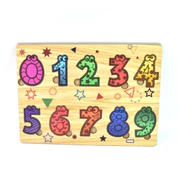 Wooden Number Puzzle – Early Learning Board | Inventive Play