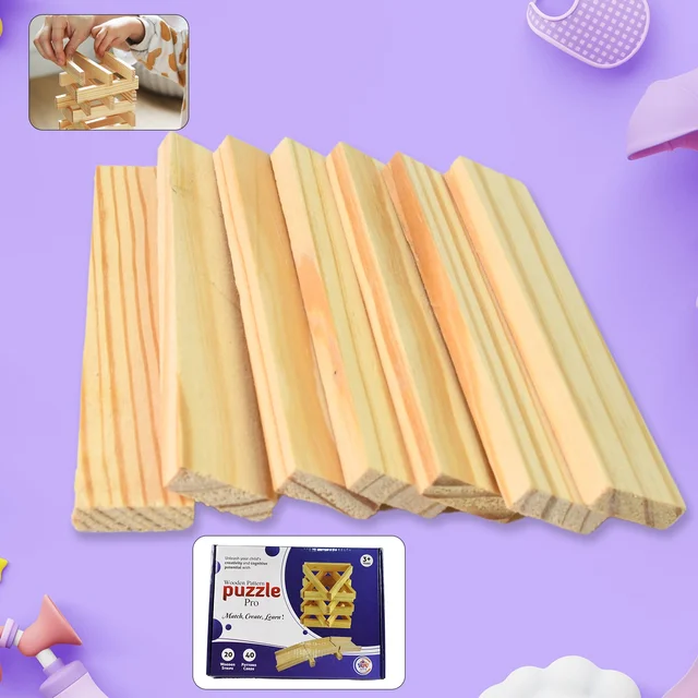 Wooden Pattern Puzzle – Brain Game for Kids & Adults | Puzzle Vista