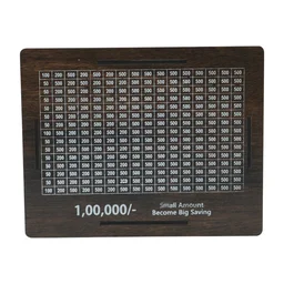 Wooden Piggy Bank – Large Capacity Money Saving Box for All Ages