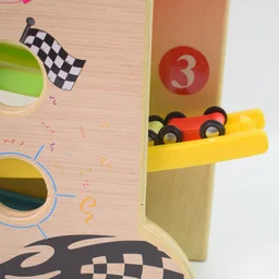 Wooden Ramp Racer – 4 Cars & Handle for Kids | Action Legion
