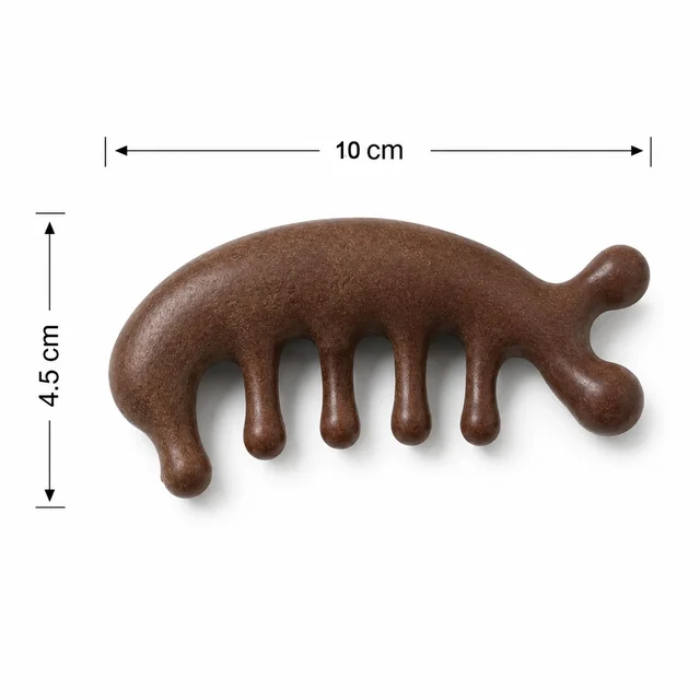 Wooden Scalp Massager Comb – Promotes Hair Growth & Relaxation