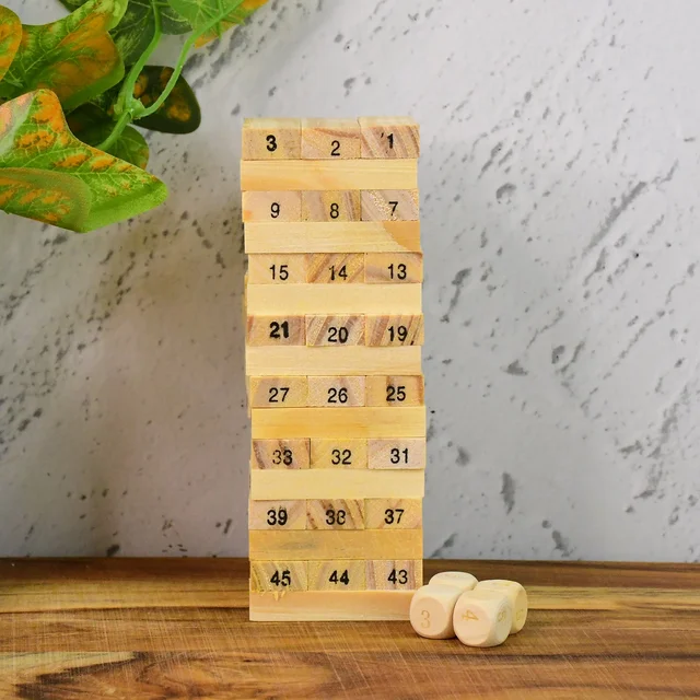 Wooden Stacking Game – Tumbling Tower Fun for Kids | BlissDolly
