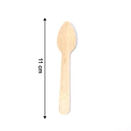 Wooden Tea Spoon 110mm – Eco-Friendly & Sturdy 30 Pcs Pack