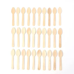 Wooden Tea Spoon 110mm – Eco-Friendly & Sturdy 30 Pcs Pack