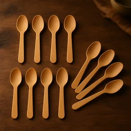 Wooden Tea Spoon 110mm – Eco-Friendly & Sturdy 30 Pcs Pack