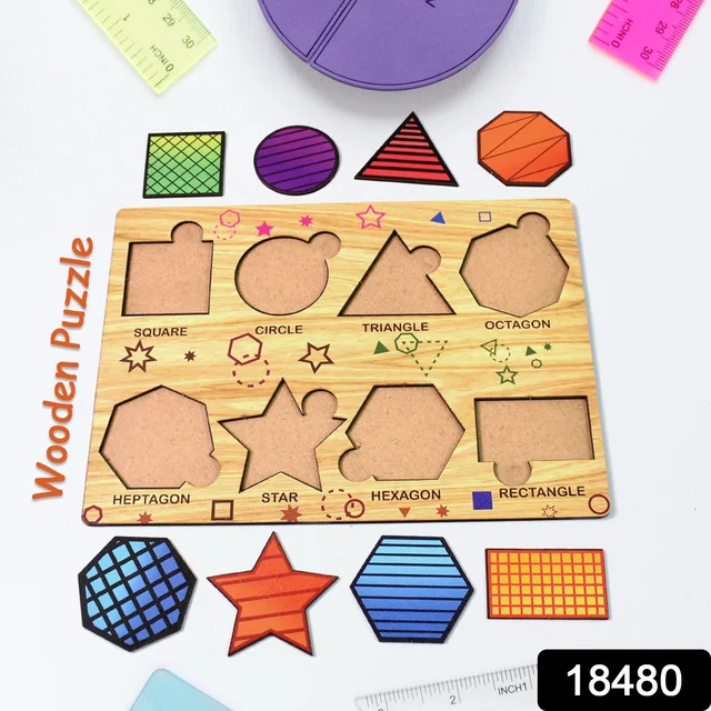 Wooden Triangle Puzzle – Educational Toy for Kids | Inventive Play