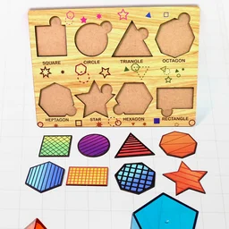 Wooden Triangle Puzzle – Educational Toy for Kids | Inventive Play