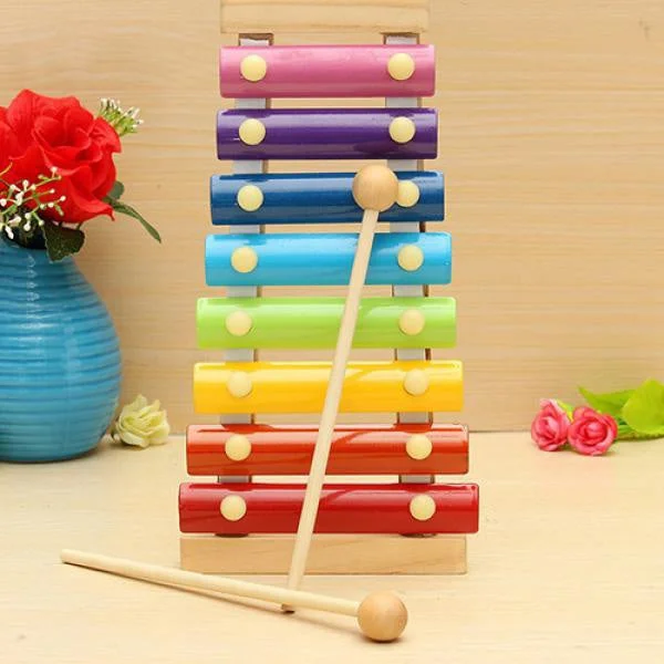 Wooden Xylophone Toy – 8-Note Musical Instrument for Kids | Aditi