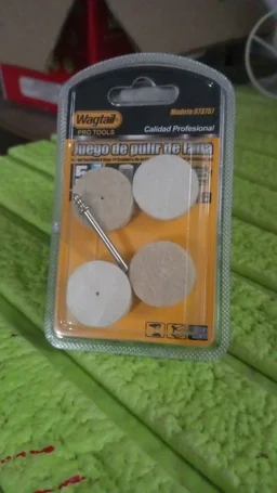 Wool Felt Polishing Pads – Rotary Tool Set (4 Pcs) | Wagtail