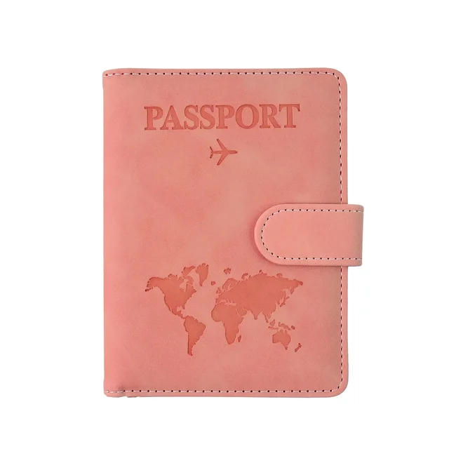 World Map Travel Passport Holder – Compact & Durable Organizer