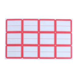 Writable Label Stickers – 50 Sheets Strong Adhesive for Easy Organizing