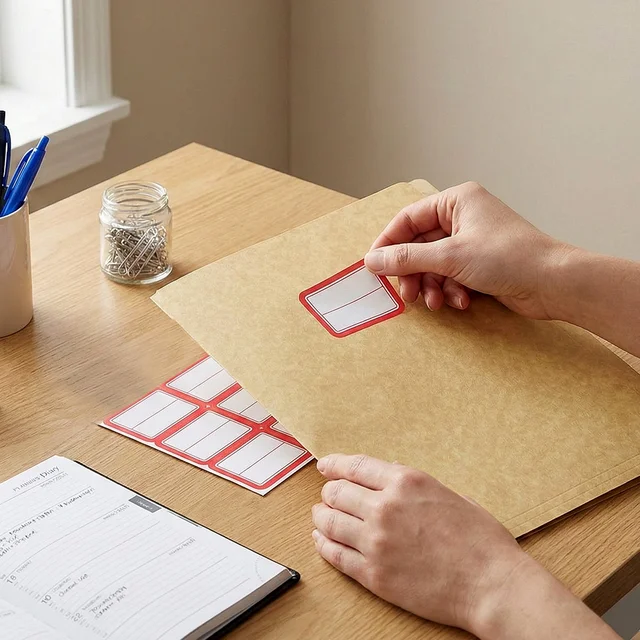 Writable Label Stickers – 50 Sheets Strong Adhesive for Easy Organizing
