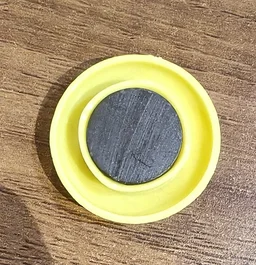Yellow Magnetic Buttons – Strong Grip Circular Board Magnets