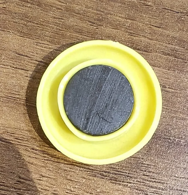 Yellow Magnetic Buttons – Strong Grip Circular Board Magnets