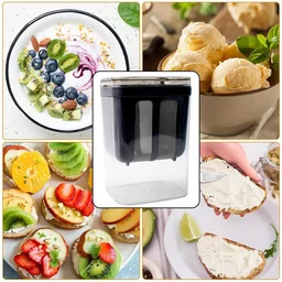Yogurt Strainer with Storage Container – 1100ml Plastic & Steel