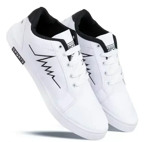 Shoefly Mens Sneakers, Casual Shoes ,Sports and comfortable shoes (Pack Of 1 ,White) Mo - IND-7