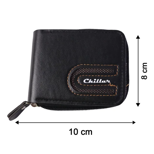 Zip-Around Card Holder Wallet – Compact High-Capacity Organizer