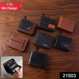 Zip-Around Cardholder Wallet – Secure Compact Design for Men & Women