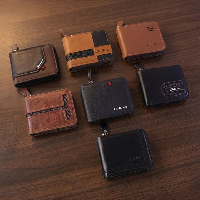 Zip-Around Cardholder Wallet – Secure Compact Design for Men & Women