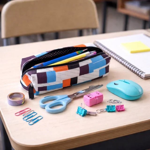Zipper Pencil Pouch – Durable & Stylish Stationery Organizer