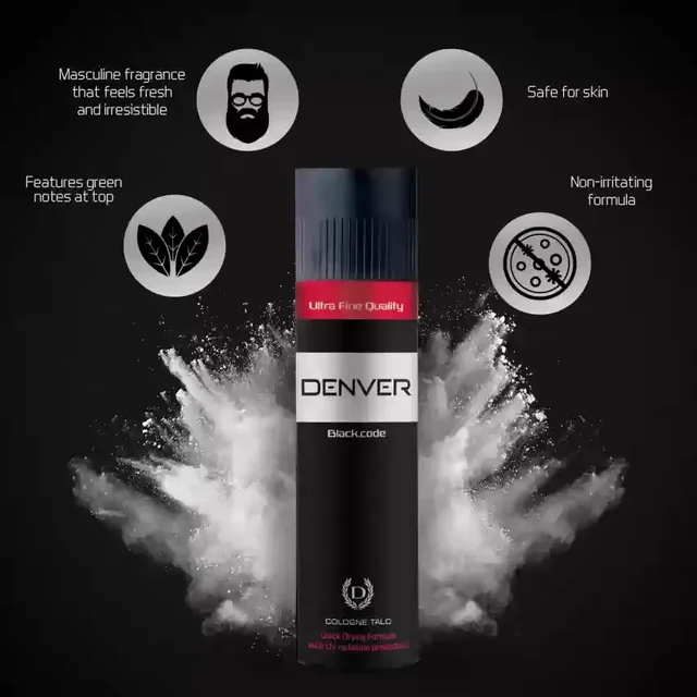 Denver Black Code Talc 