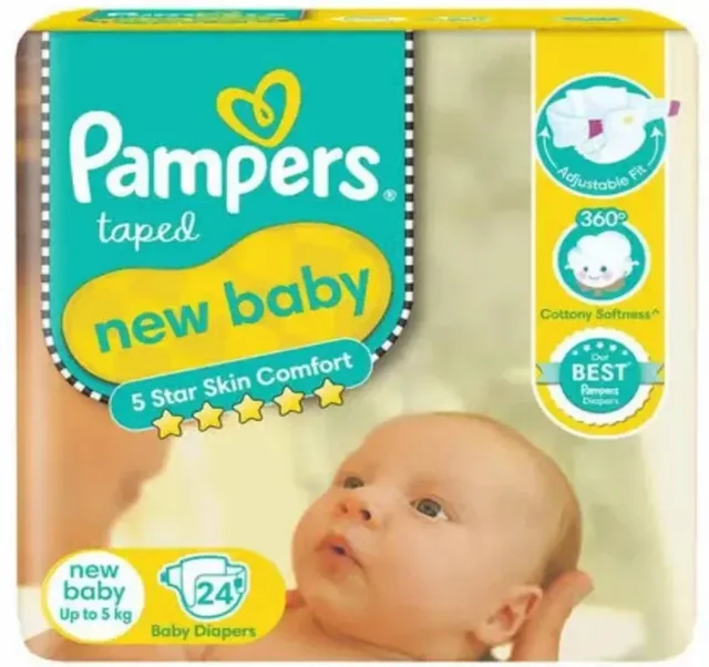 Pampers Active Baby NB 24 Diapers