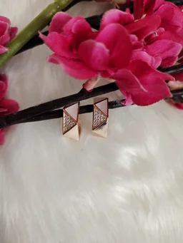 Rose Gold Tiny Hoops- Earrings