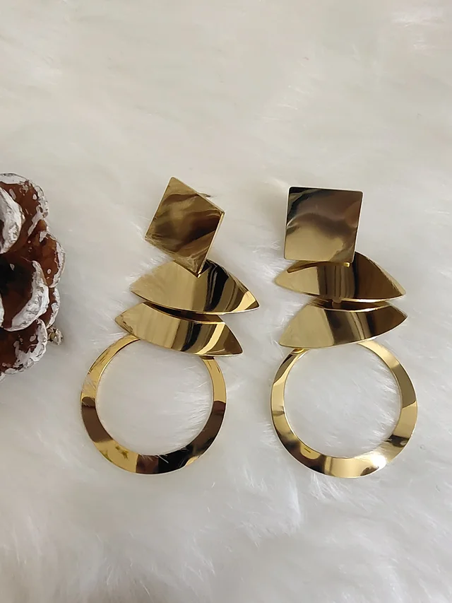 Geometry Shapes Danglers Earrings