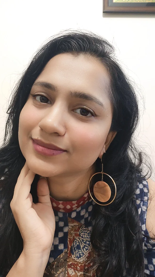 Golden Ring Dangler Earrings