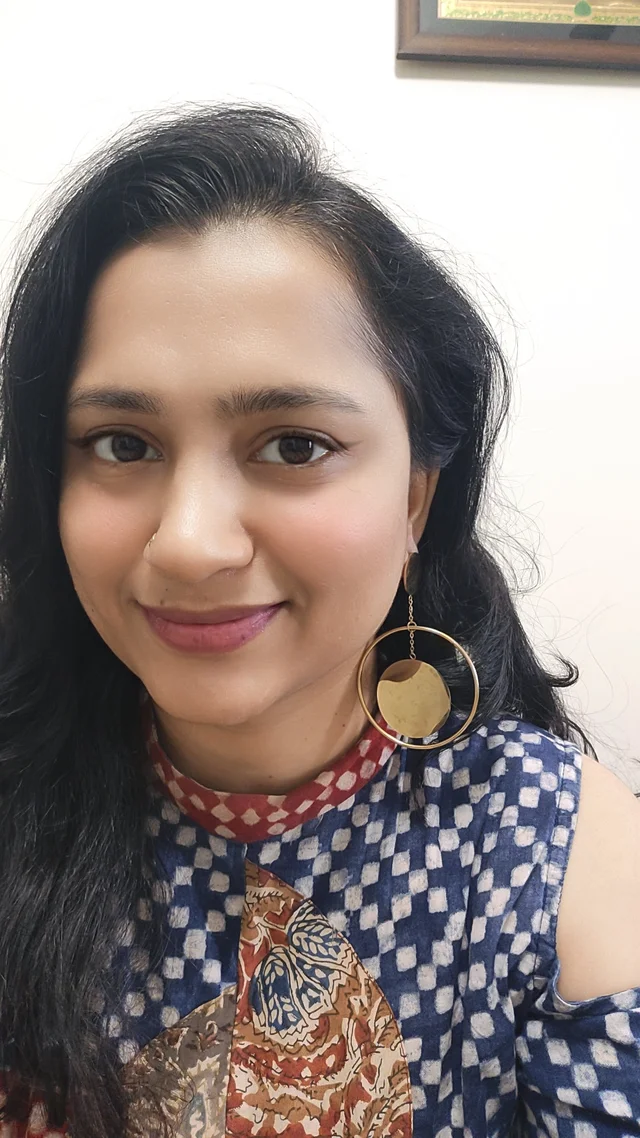 Golden Ring Dangler Earrings