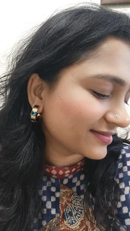 Sparkling 3 color Square Diamond Hoop Earrings